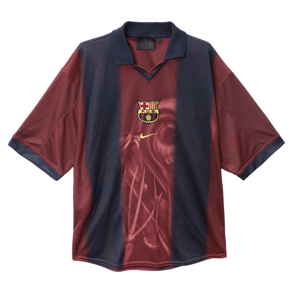 FC Barcelona X TRAVIS SCOTT Retro 2000/01 Home Esqueleto